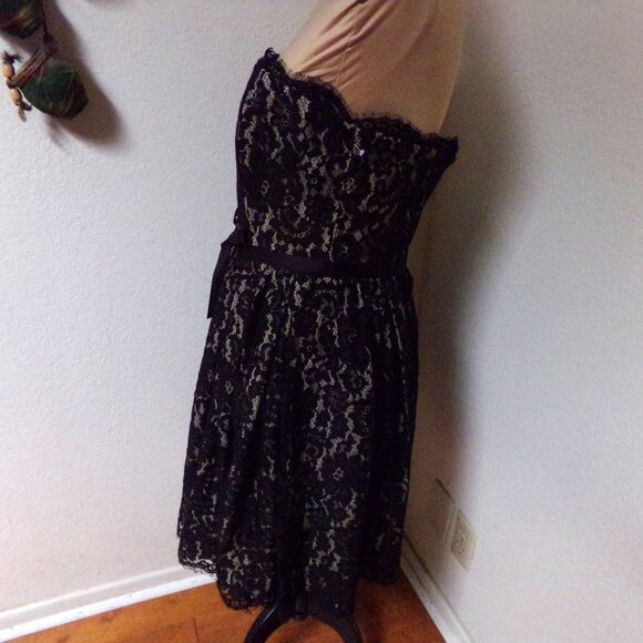 Robert Rodriguez for Target Black Lace Strapless dress - Picture 4 of 5